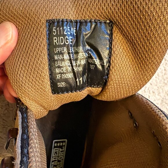 Faded Glory Men's Hiking Boots Size 11W Beige Suede 5112546 - Picture 10 of 10